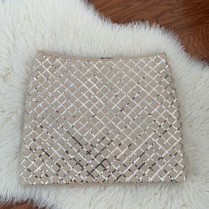 United Colors of Benetton mini sequined skirt